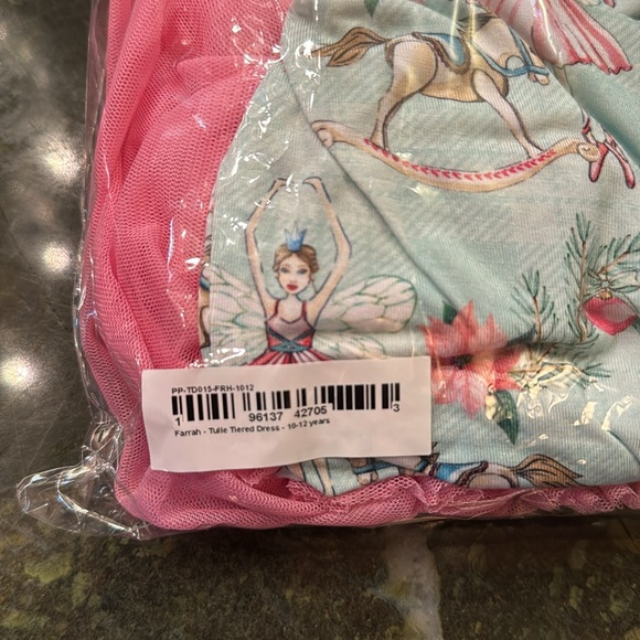 NWT - Posh Peanut - Tulle Tiered Dress - Pattern: Farrah - Size: 10-12 years - Picture 10 of 10
